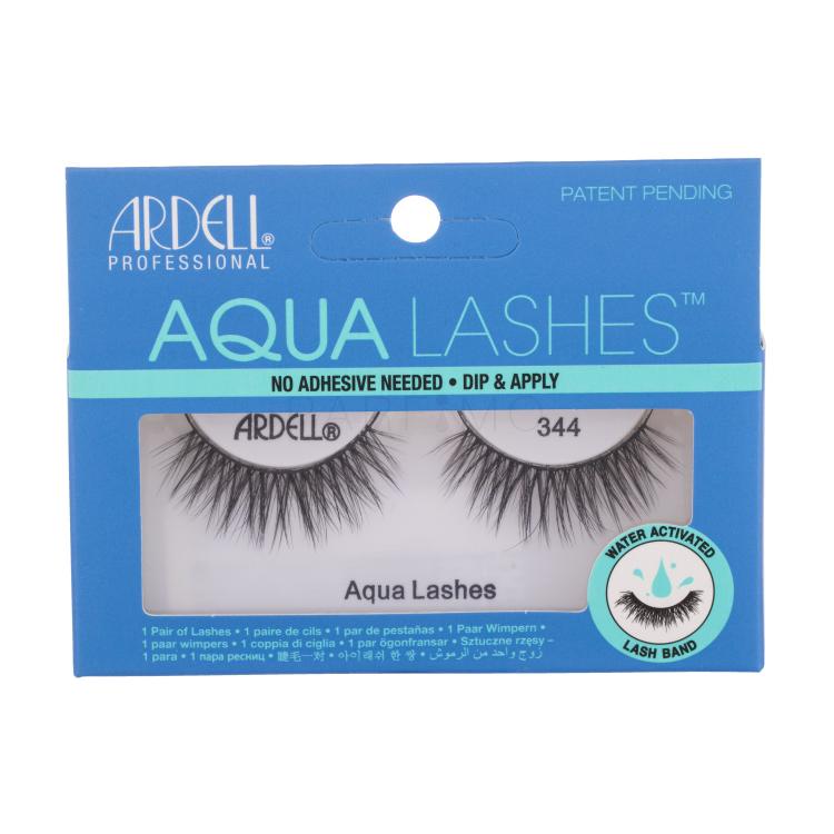 Ardell Aqua Lashes 344 Umetne trepalnice za ženske 1 kos Odtenek Black