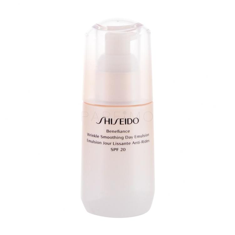 Shiseido Benefiance Wrinkle Smoothing Day Emulsion SPF20 Dnevna krema za obraz za ženske 75 ml