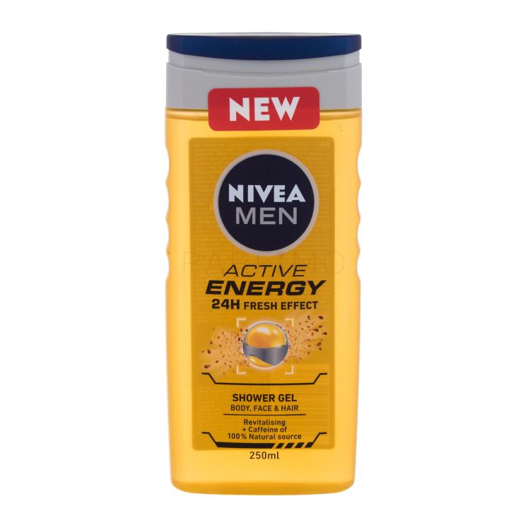 Nivea Men Active Energy Gel za prhanje za moške 250 ml