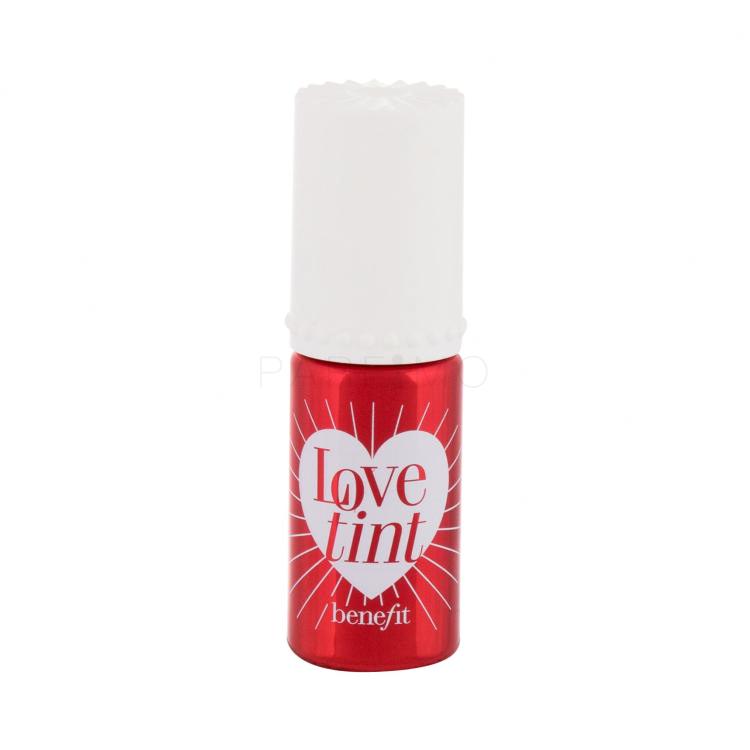 Benefit Lovetint Fiery-Red Tinted Lip &amp; Cheek Stain Šminka za ženske 6 ml