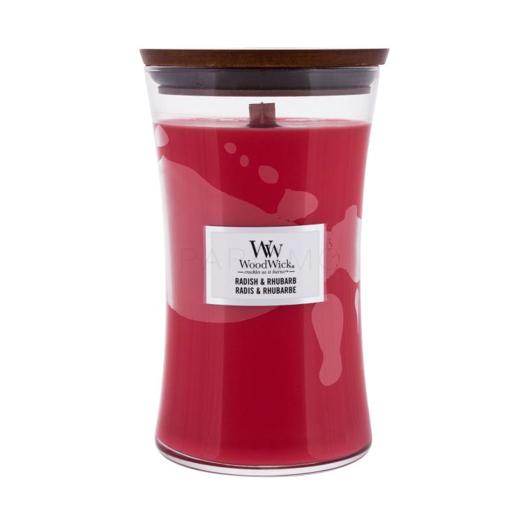 WoodWick Radish &amp; Rhubarb Dišeča svečka 610 g