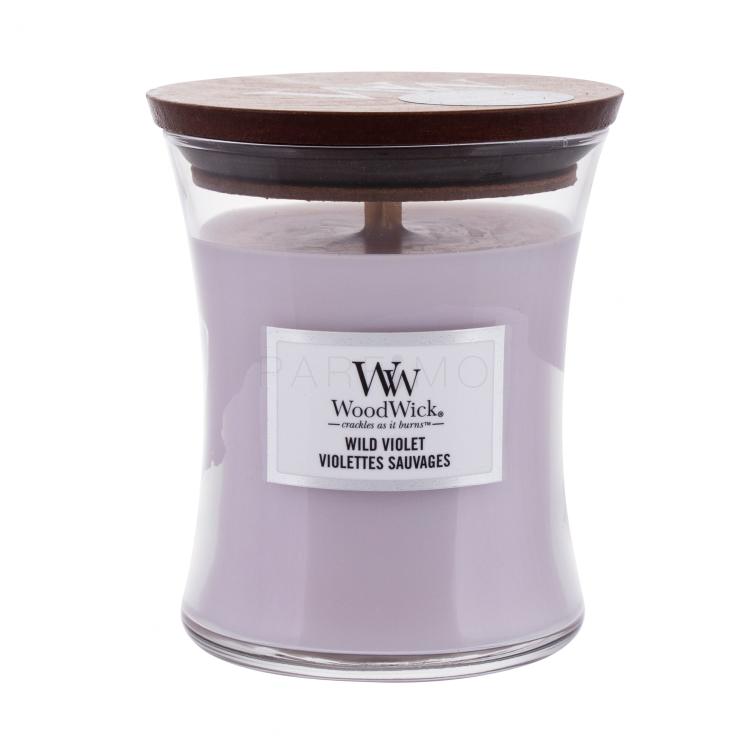 WoodWick Wild Violet Dišeča svečka 275 g