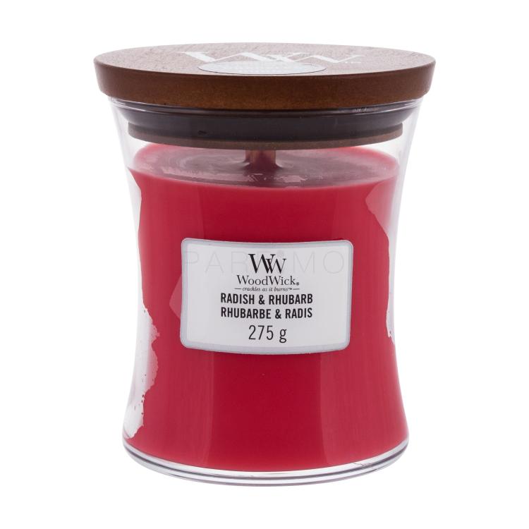 WoodWick Radish &amp; Rhubarb Dišeča svečka 275 g