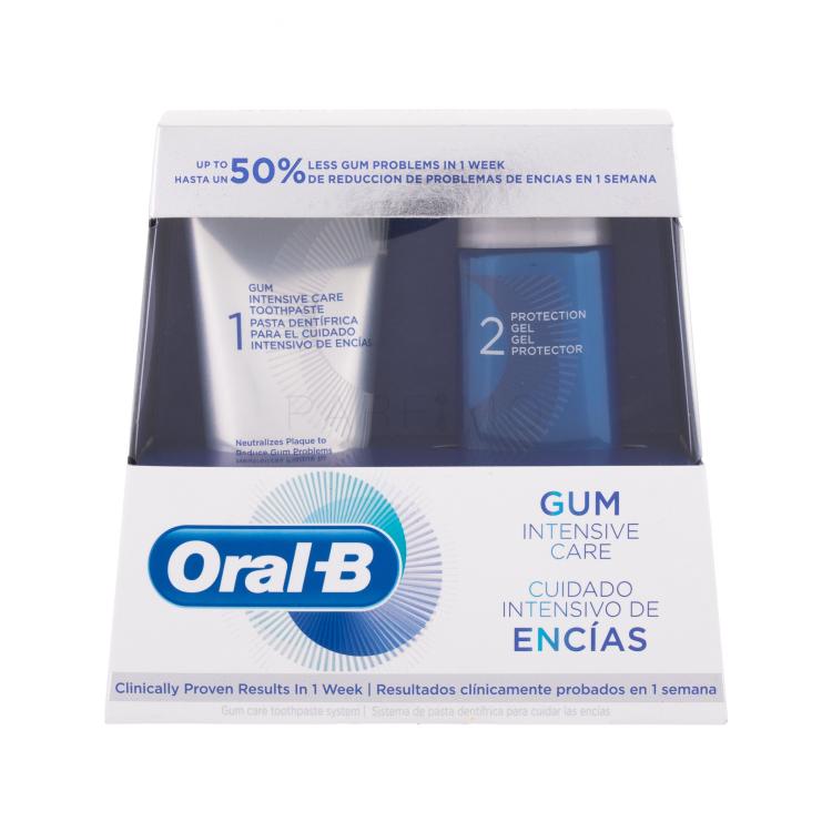 Oral-B Gum Intensive Care Darilni set zobna pasta Gum Intensive Care Toothpaste 85 ml + zaščitni gel za zobe Protection Gel 63 ml