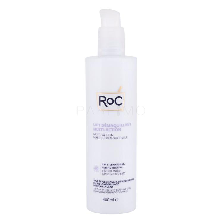 RoC Multi-Action Make-Up Remover Milk 3-In-1 Odstranjevalec ličil za obraz za ženske 400 ml