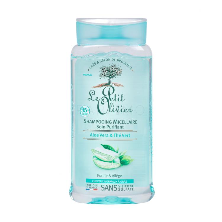 Le Petit Olivier Aloe Vera &amp; Green Tea Purifying Micellar Šampon za ženske 250 ml