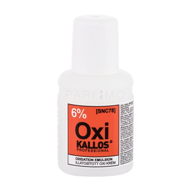 Kallos Cosmetics Oxi 6% Barva za lase za ženske 60 ml
