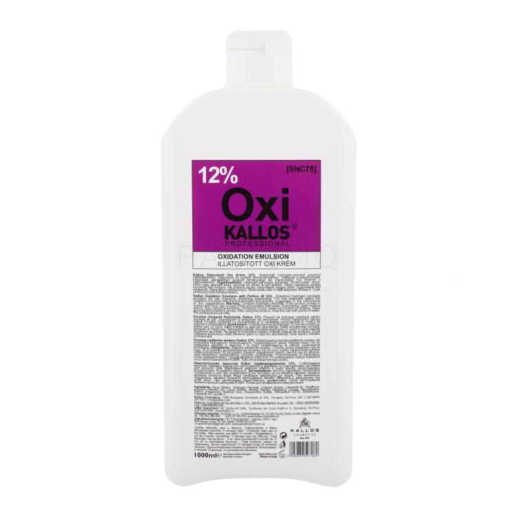 Kallos Cosmetics Oxi 12% Barva za lase za ženske 1000 ml