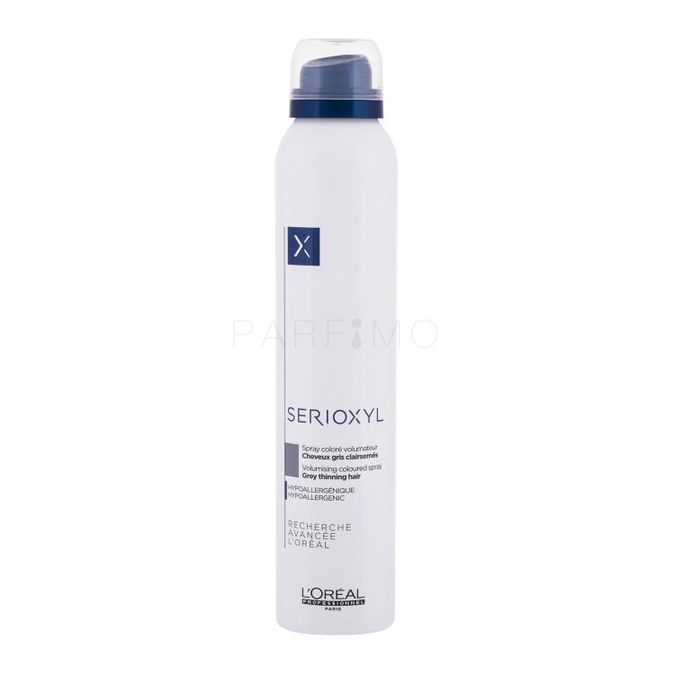 L&#039;Oréal Professionnel Serioxyl Volumising Coloured Spray Volumen las za ženske 200 ml Odtenek Grey