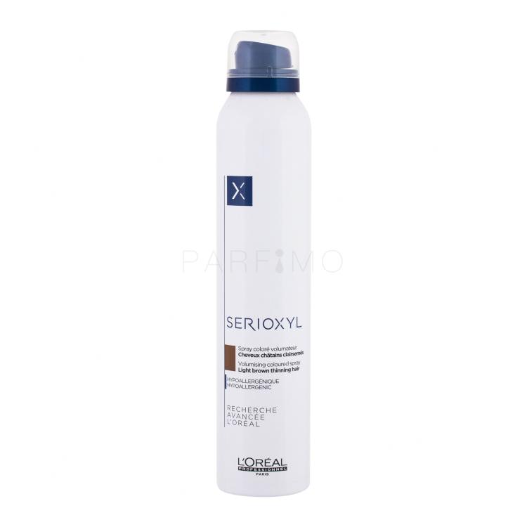 L&#039;Oréal Professionnel Serioxyl Volumising Coloured Spray Volumen las za ženske 200 ml Odtenek Light Brown