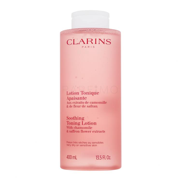 Clarins Soothing Toning Lotion Losjon in sprej za obraz za ženske 400 ml