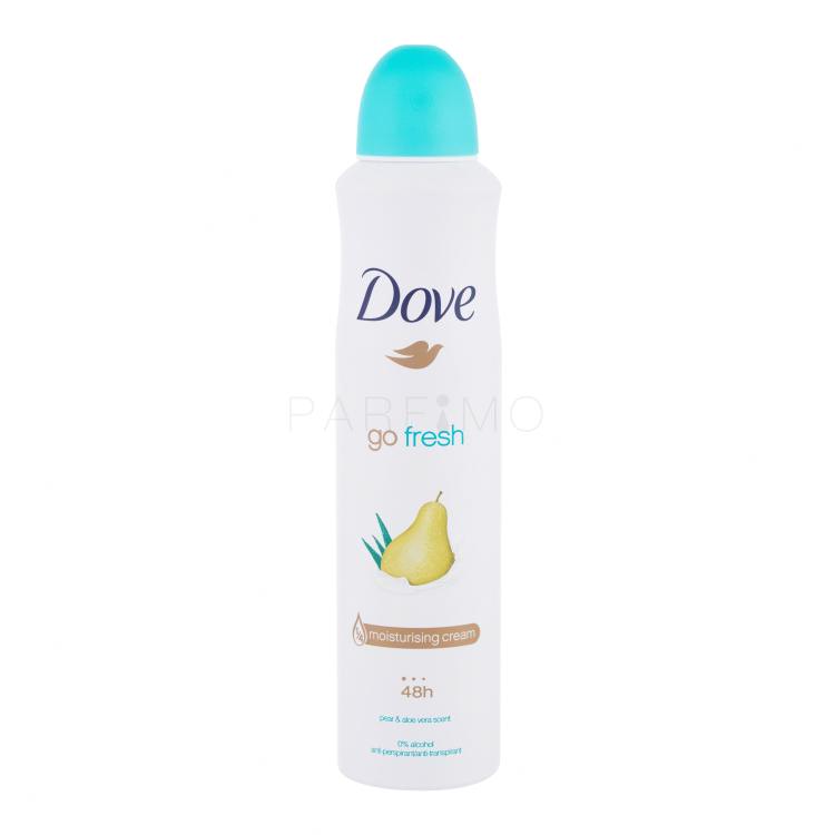 Dove Go Fresh Pear &amp; Aloe Vera 48h Antiperspirant za ženske 250 ml