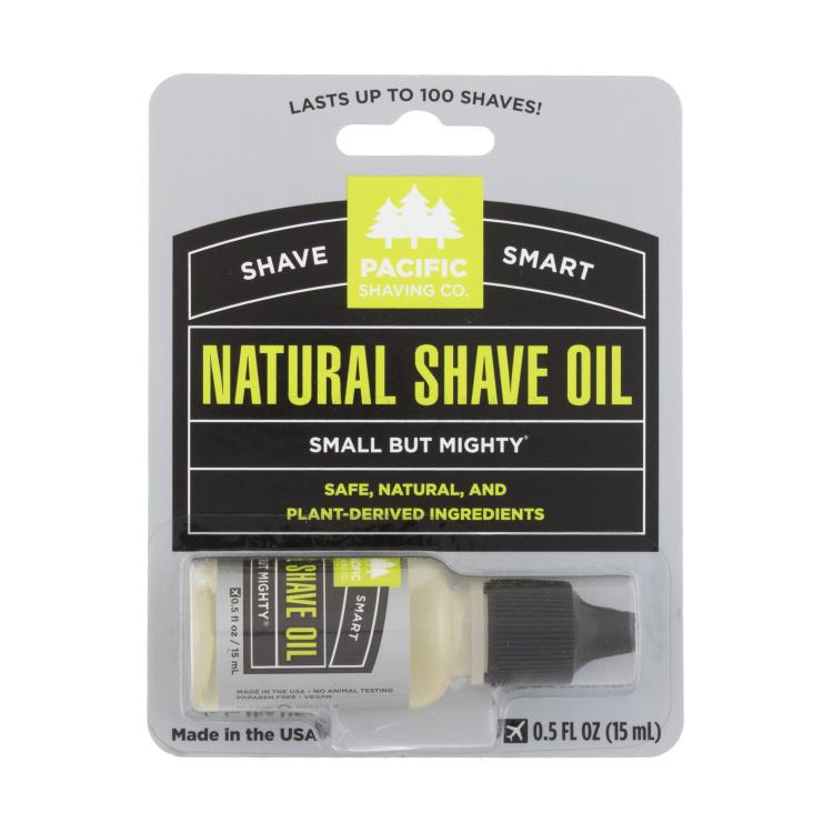 Pacific Shaving Co. Shave Smart Natural Shave Oil Gel za britje za moške 15 ml