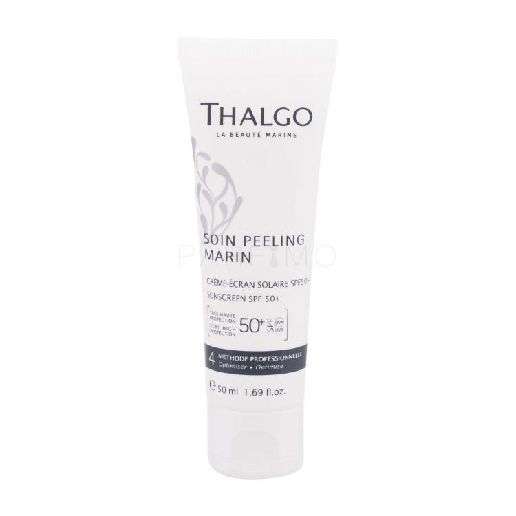 Thalgo Soin Peeling Marin Sunscreen SPF50+ Zaščita pred soncem za obraz za ženske 50 ml