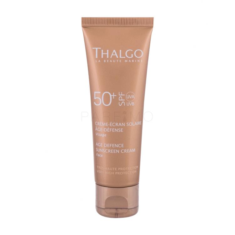 Thalgo Age Defence Sunscreen SPF50+ Zaščita pred soncem za obraz za ženske 50 ml