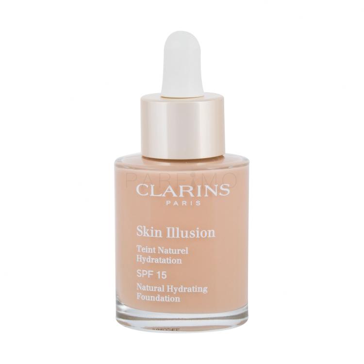 Clarins Skin Illusion Natural Hydrating SPF15 Puder za ženske 30 ml Odtenek 108.5 Cashew