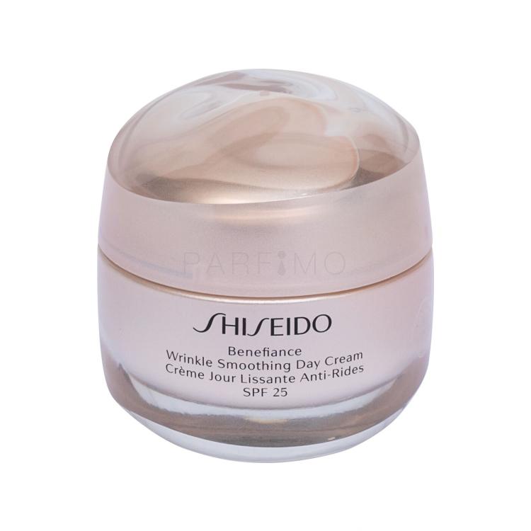 Shiseido Benefiance Wrinkle Smoothing SPF25 Dnevna krema za obraz za ženske 50 ml poškodovana škatla