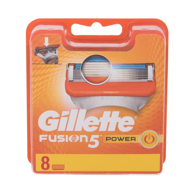Gillette Fusion5 Power Nadomestne britvice za moške 8 kos
