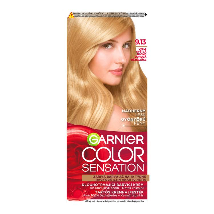Garnier Color Sensation Barva za lase za ženske 40 ml Odtenek 9,13 Cristal Beige Blond