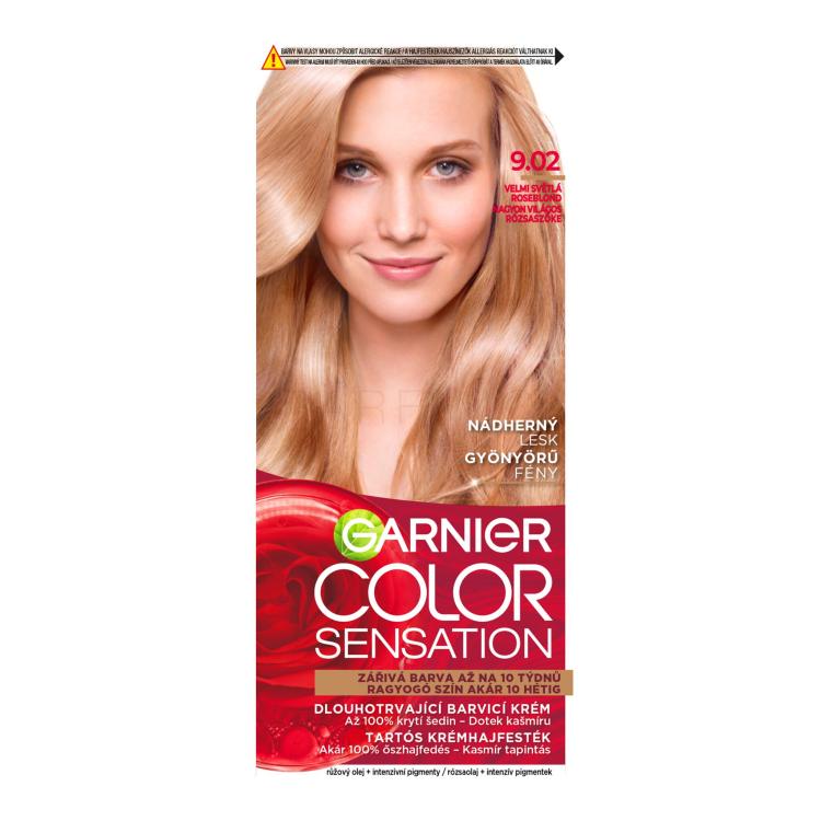 Garnier Color Sensation Barva za lase za ženske 40 ml Odtenek 9,02 Light Roseblonde