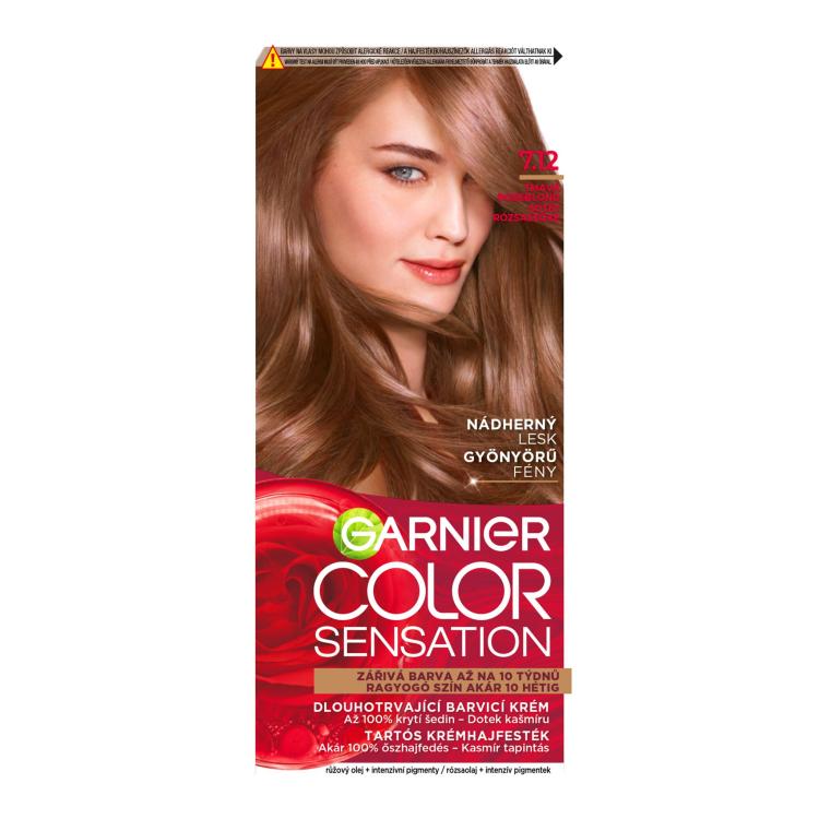 Garnier Color Sensation Barva za lase za ženske 40 ml Odtenek 7,12 Dark Roseblonde