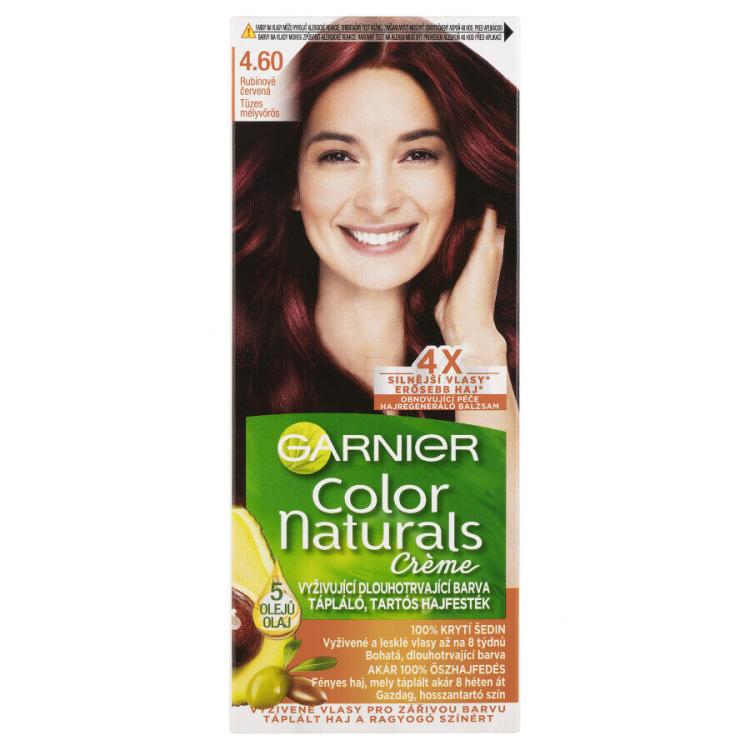 Garnier Color Naturals Créme Barva za lase za ženske 40 ml Odtenek 460 Fiery Black Red