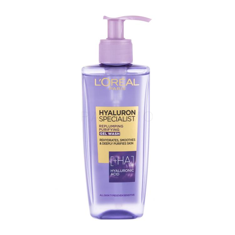 L&#039;Oréal Paris Hyaluron Specialist Replumping Purifying Gel Wash Čistilni gel za ženske 200 ml