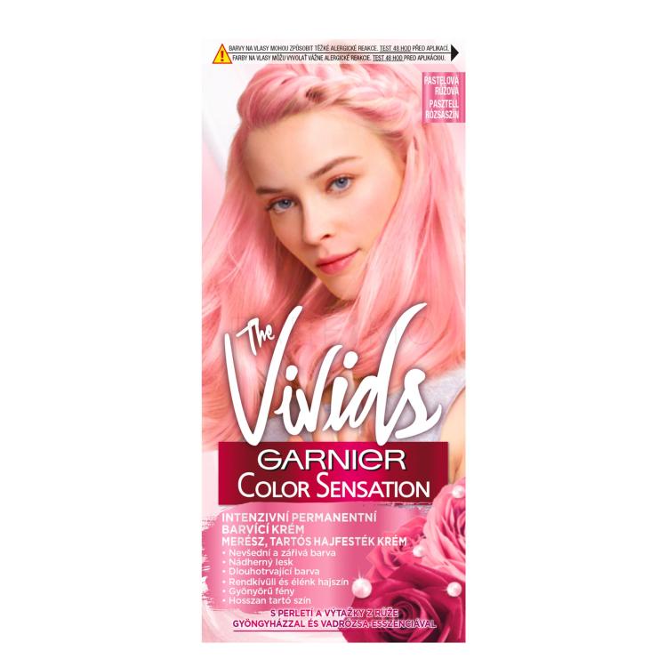 Garnier Color Sensation The Vivids Barva za lase za ženske 40 ml Odtenek Pastel Pink