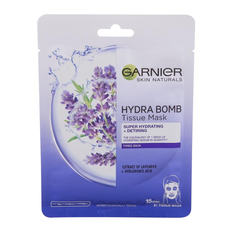 Garnier Skin Naturals Hydra Bomb Extract Of Lavender Maska za obraz za ženske 1 kos