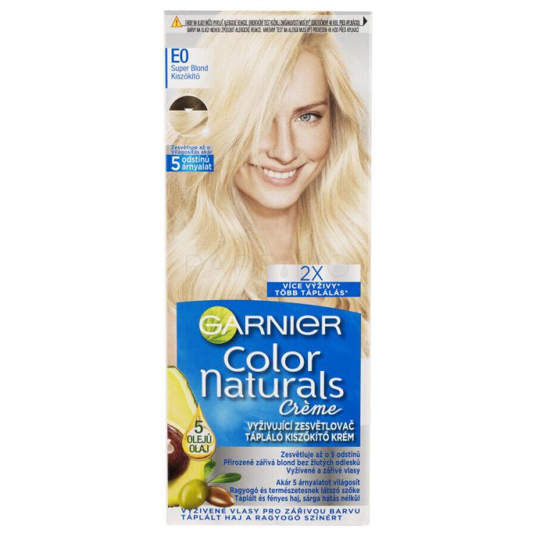 Garnier Color Naturals Créme Barva za lase za ženske 40 ml Odtenek E0 Super Blonde