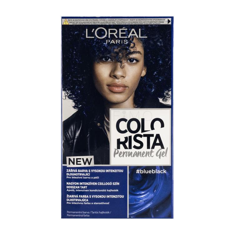 L&#039;Oréal Paris Colorista Permanent Gel Barva za lase za ženske 60 ml Odtenek Blue Black