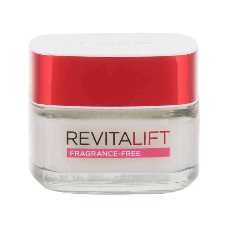 L&#039;Oréal Paris Revitalift Hydrating Cream Fragrance-Free Dnevna krema za obraz za ženske 50 ml