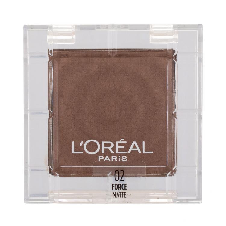 L&#039;Oréal Paris Color Queen Oil Eyeshadow Senčilo za oči za ženske 4 g Odtenek 02 Force Matte