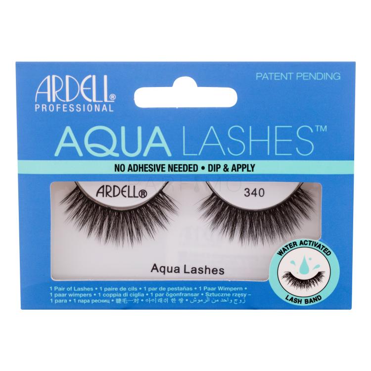 Ardell Aqua Lashes 340 Umetne trepalnice za ženske 1 kos Odtenek Black