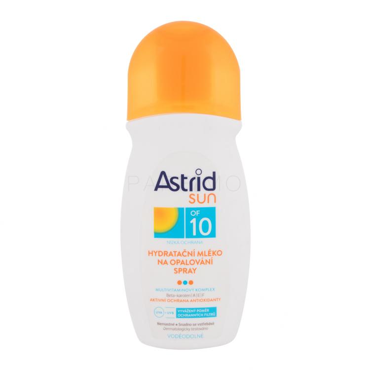Astrid Sun Moisturizing Suncare Spray SPF10 Zaščita pred soncem za telo 200 ml
