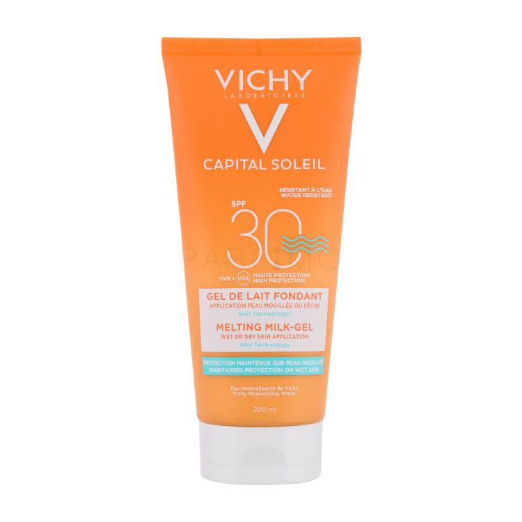 Vichy Capital Soleil Melting Milk-Gel SPF30 Zaščita pred soncem za telo za ženske 200 ml