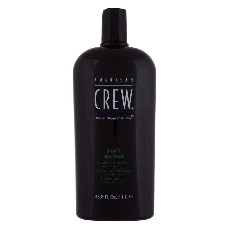 American Crew 3-IN-1 Tea Tree Šampon za moške 1000 ml