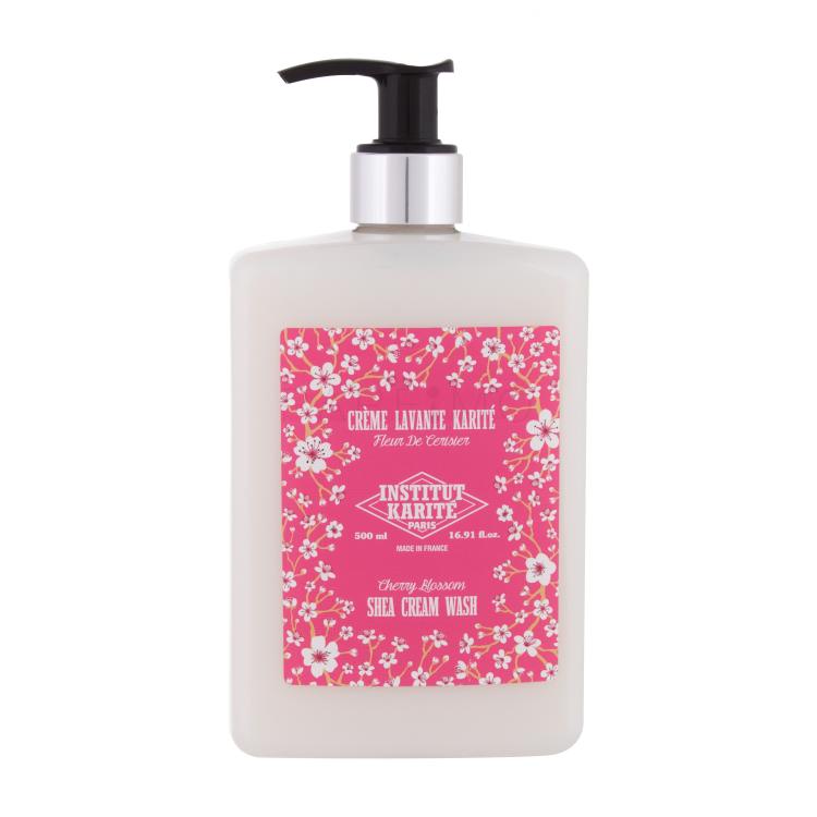 Institut Karité Shea Cream Wash Cherry Blossom Krema za prhanje za ženske 500 ml