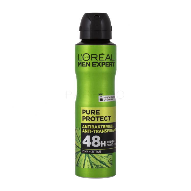 L&#039;Oréal Paris Men Expert Pure Protect 48H Antiperspirant za moške 150 ml