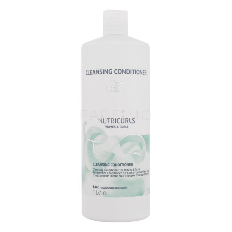 Wella Professionals NutriCurls Cleansing Conditioner Balzam za lase za ženske 1000 ml