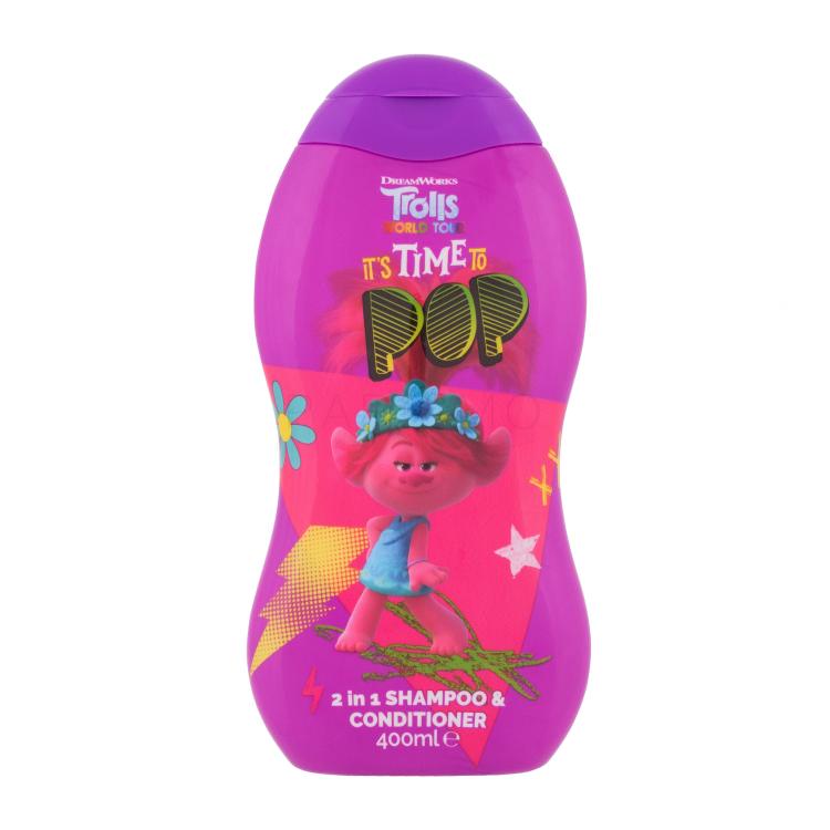 DreamWorks Trolls World Tour 2in1 Shampoo &amp; Conditioner Šampon za otroke 400 ml