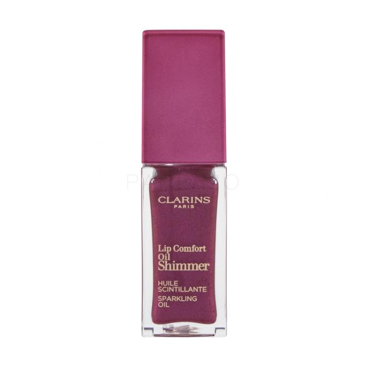 Clarins Lip Comfort Oil Shimmer Olje za ustnice za ženske 7 ml Odtenek 03 Funky Raspberry