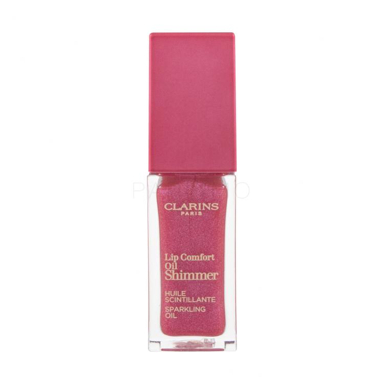 Clarins Lip Comfort Oil Shimmer Olje za ustnice za ženske 7 ml Odtenek 05 Pretty In Pink