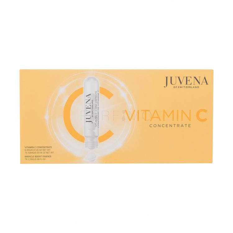 Juvena Vitamin C Concentrate Set Darilni set serum za obraz Vitamin C Concentrate 0,35 g + esenca za obraz Miracle Boost Essence 7 x 2,5 ml