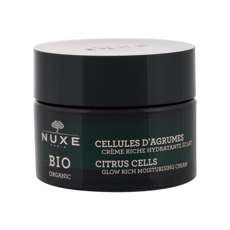 NUXE Bio Organic Citrus Cells Dnevna krema za obraz za ženske 50 ml