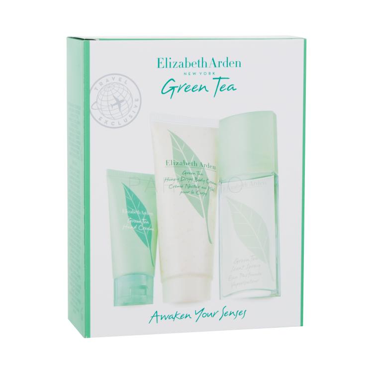 Elizabeth Arden Green Tea Darilni set toaletna voda 50 ml + krema za roke 30 ml + krema za telo Honey Drops Cream 100 ml