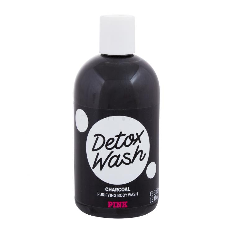 Pink Detox Wash Charcoal Body Wash Gel za prhanje za ženske 355 ml