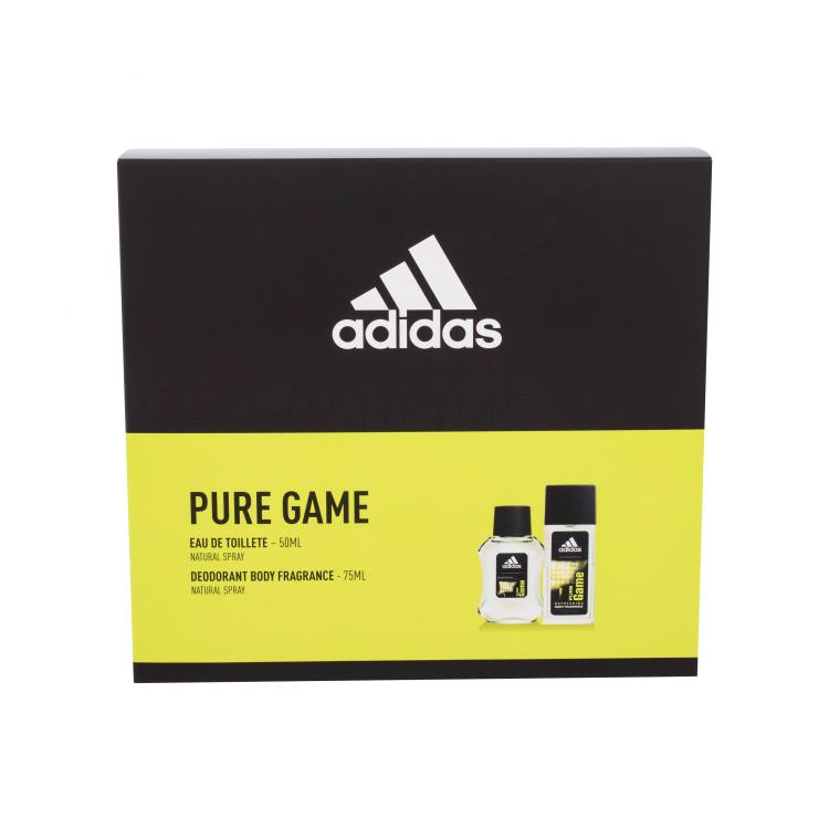 Adidas Pure Game Darilni set toaletna voda 50 ml + deodorant 75 ml