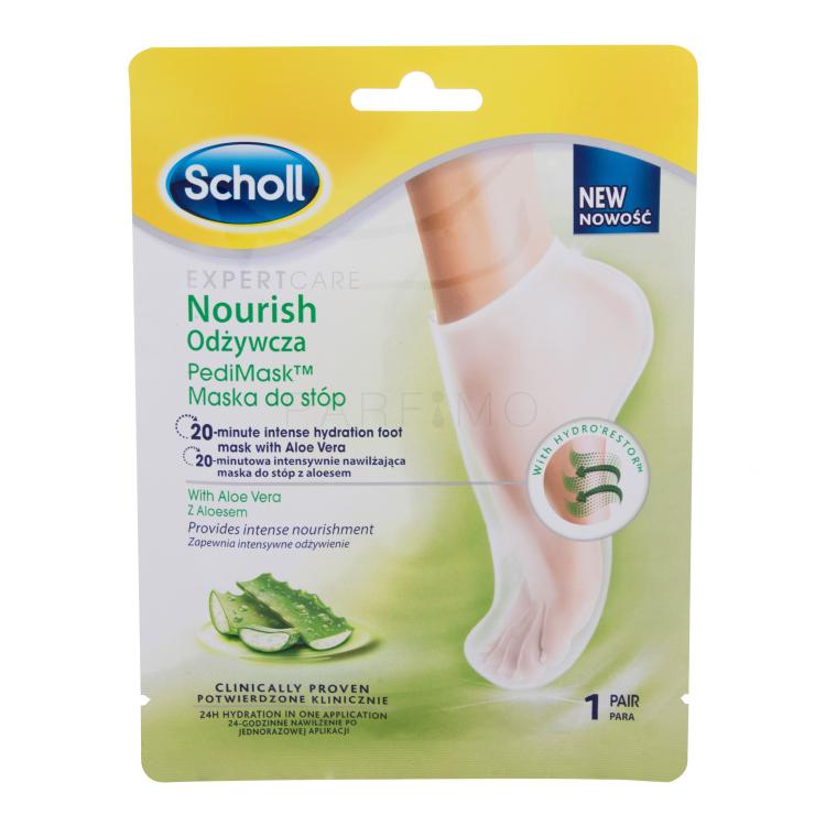 Scholl Expert Care Nourishing Foot Mask Aloe Vera Maska za stopala za ženske 1 kos