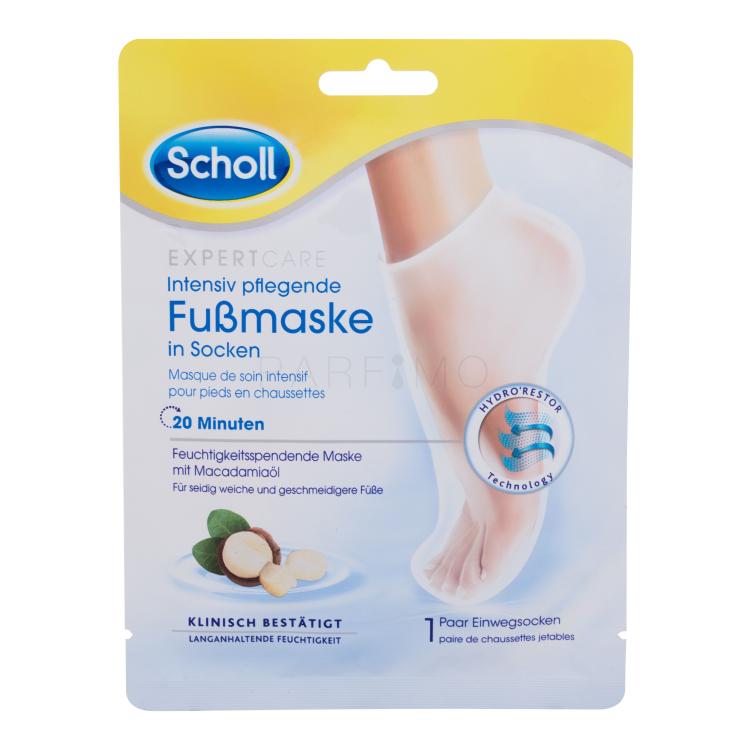 Scholl Expert Care Intensive Nourishing Foot Mask Macadamia Oil Maska za stopala za ženske 1 kos